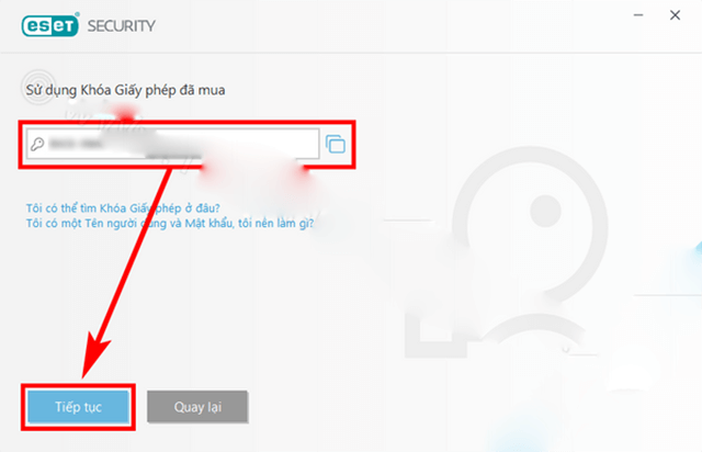 Cài đặt eset smart security 5