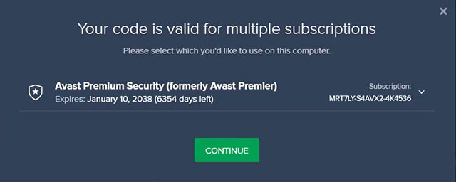 cài đặt Avast Premier full crack 12