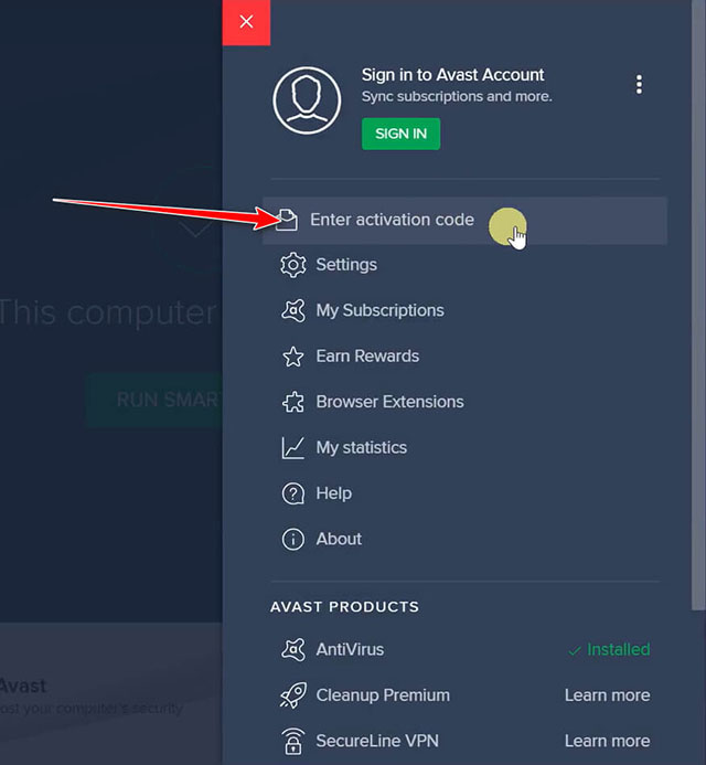 cài đặt Avast Premier full crack 9