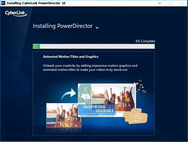 cài đặt CyberLink PowerDirector 9