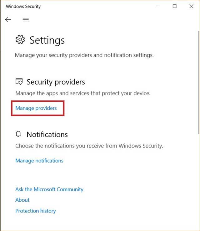 Tắt Windows Defender bằng cách dùng phần mềm diệt virus khác 2