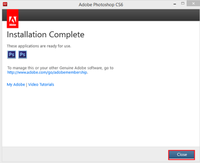 cài đặt phần mềm Photoshop CS6 bước 5