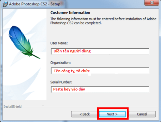 cài đặt Photoshop CS2-3