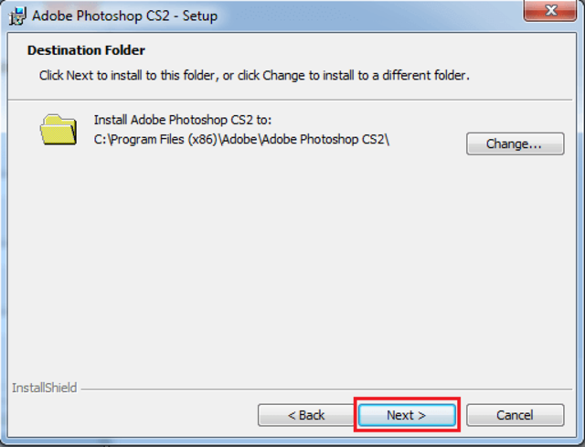 cài đặt Photoshop CS2-4