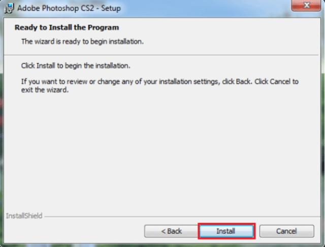 cài đặt Photoshop CS2-6