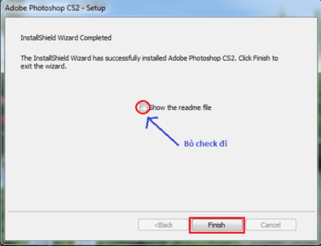 cài đặt Photoshop CS2-7