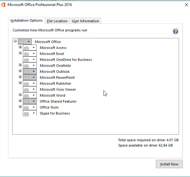 cài đặt Office 2016-5