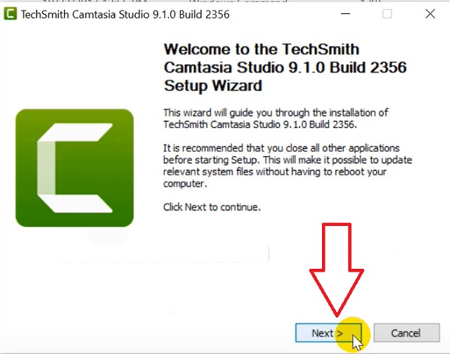 cài đặt Camtasia 9-1