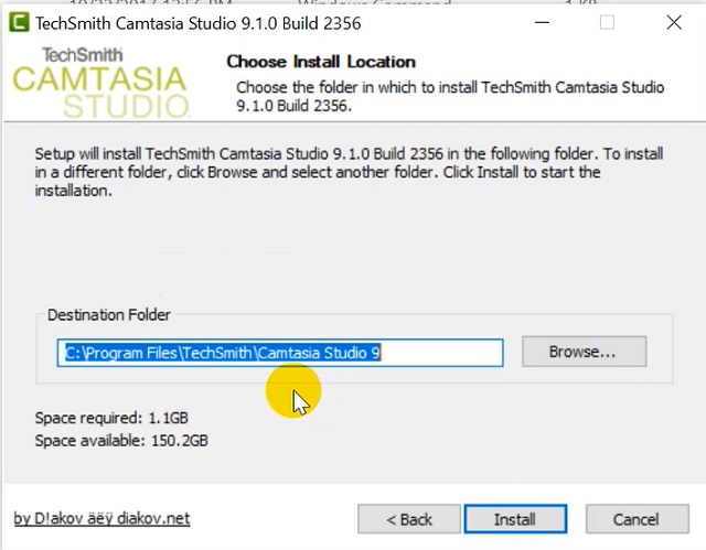 cài đặt Camtasia 9-5