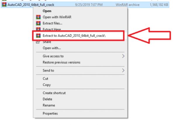 cài đặt AutoCAD 2010 bước 1
