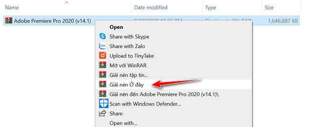 cài đặt Adobe Premiere Pro CC 1