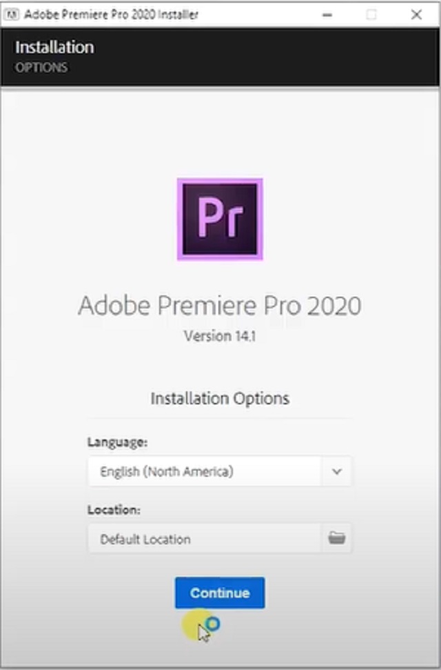 cài đặt Adobe Premiere Pro CC 5