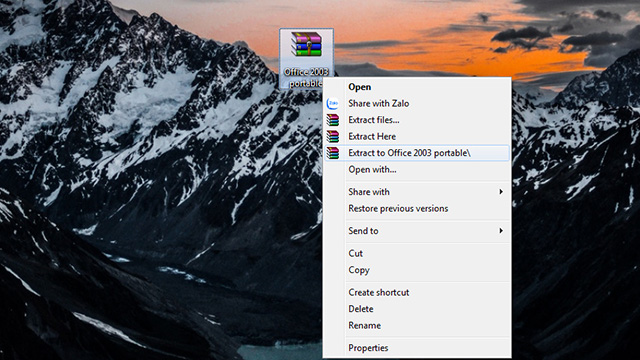 cách cài đặt office 2003 portable-2
