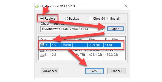 Hướng dẫn sử dụng Onekey Ghost 3