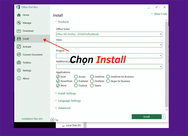 Cài đặt Microsoft Office 365-9