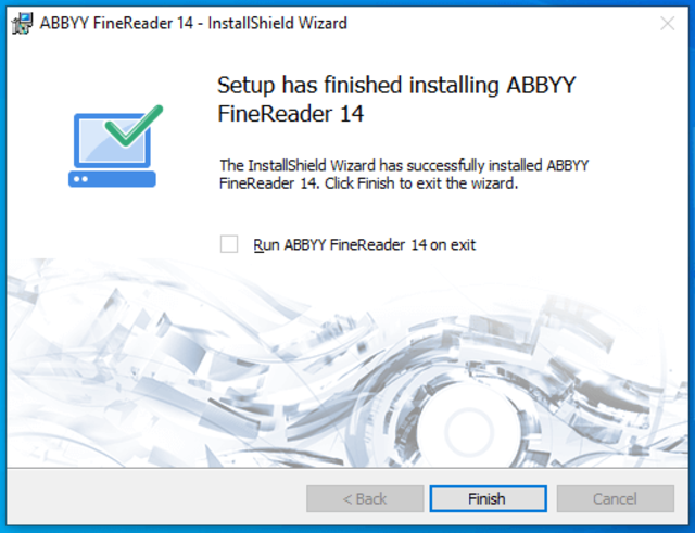 cài đặt ABBYY FineReader 14 bước 7