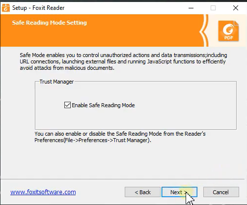 cài đặt Foxit Reader full crack-8