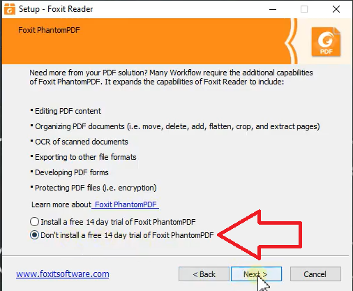 cài đặt Foxit Reader full crack-9