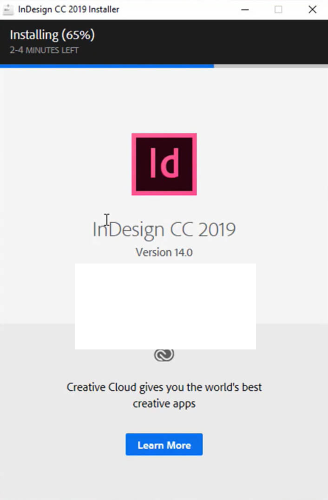 cài đặt Adobe Indesign CC 2019 bước 3