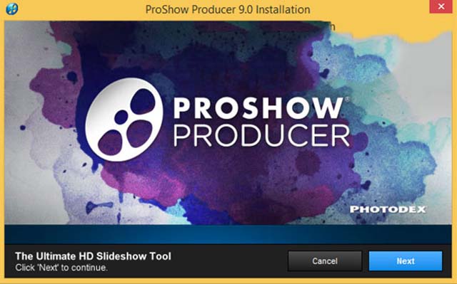 cài đặt phần mềm Proshow Producer 4