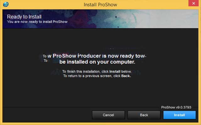 cài đặt phần mềm Proshow Producer 8