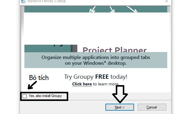 cài đặt Stardock Fences 3 bước 3