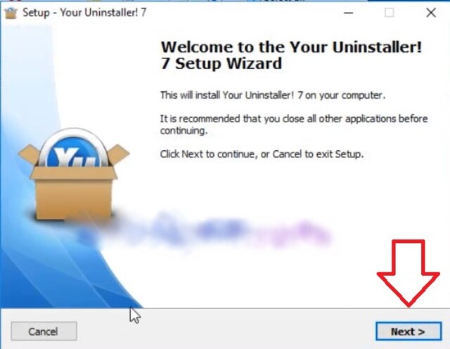 cài đặt Your Uninstaller bước 1