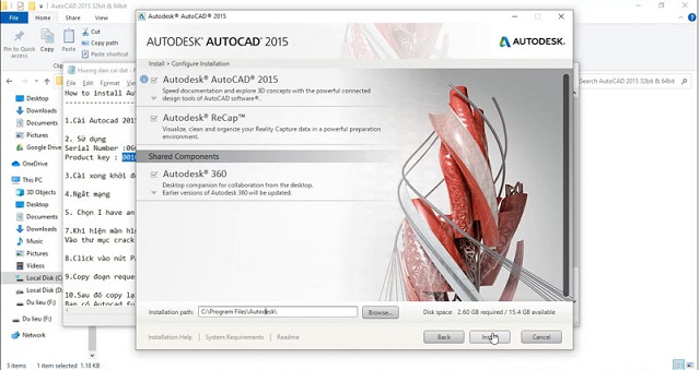 cài đặt Autocad 2015-6