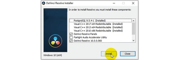 Cài đặt DaVinci Resolve Studio 16-1