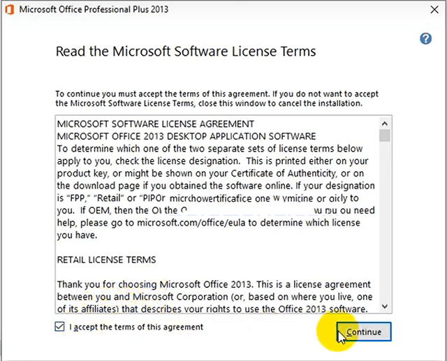 Cài đặt Office 2013-2