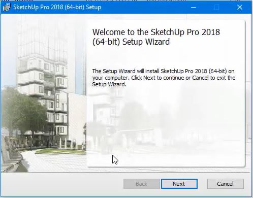 cài đặt Sketchup Pro 2018-3