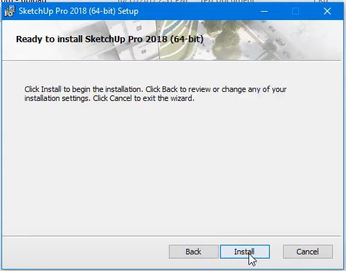 cài đặt Sketchup Pro 2018-5