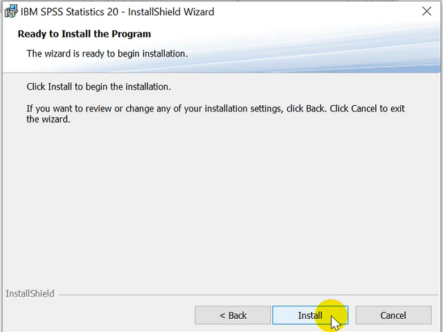 cài đặt SPSS 20 full 8