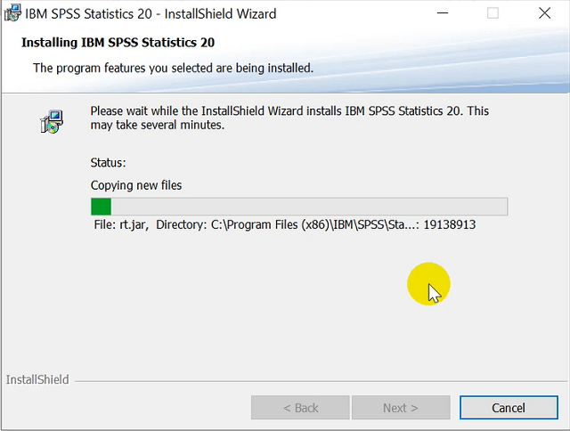 cài đặt SPSS 20 full 9