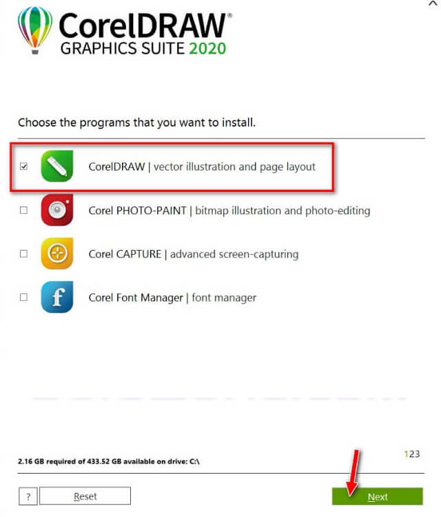 Cài đặt CorelDRAW 2020-7