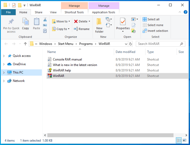 Crack Winrar bước 1