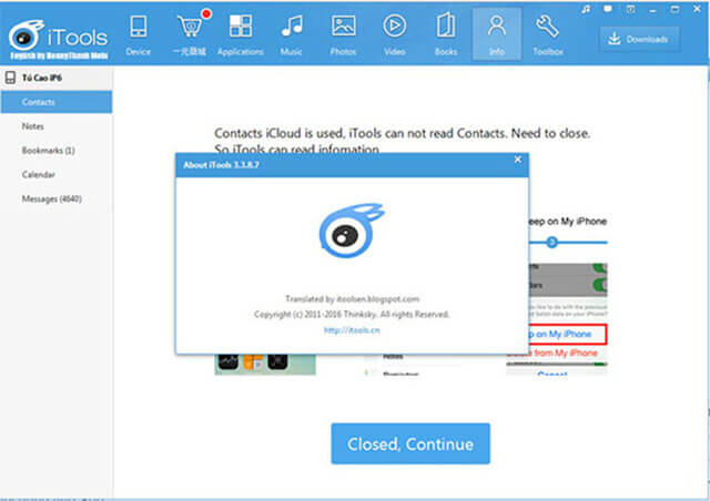 Giao diện iTools 4 dễ sử dụng