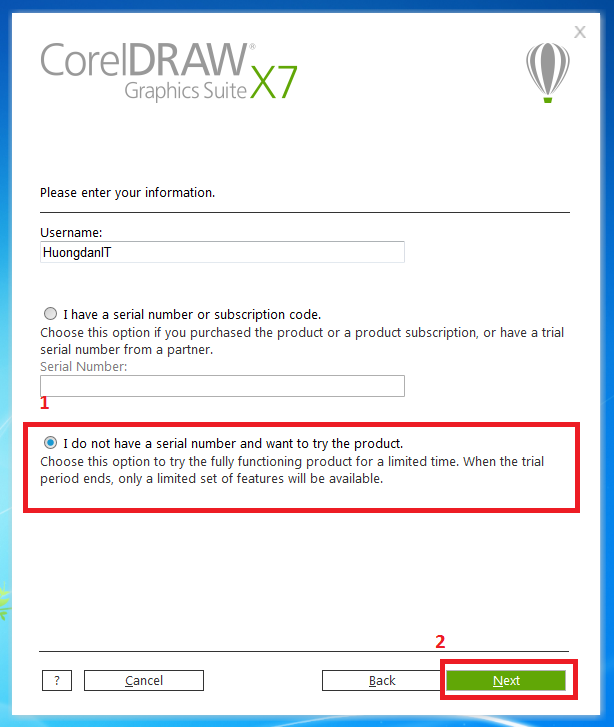 cài đặt CorelDraw X7-4