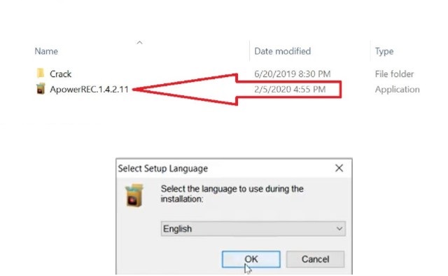 Cài đặt phần mềm ApowerREC 1