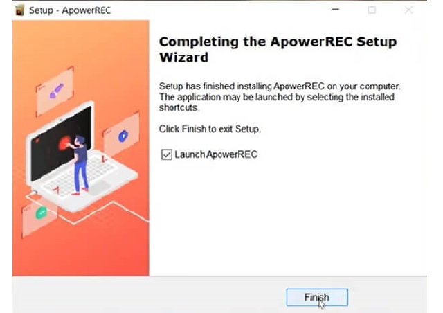 Cài đặt phần mềm ApowerREC 4
