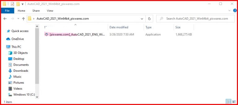 cài đặt phần mềm Autocad 2021-1