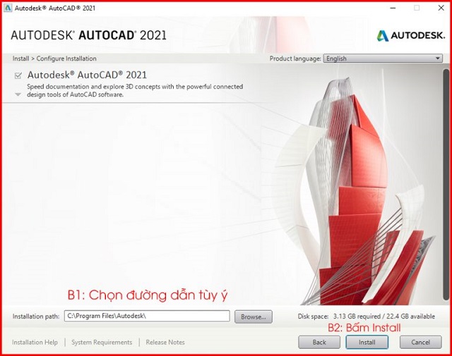 cài đặt phần mềm Autocad 2021-7