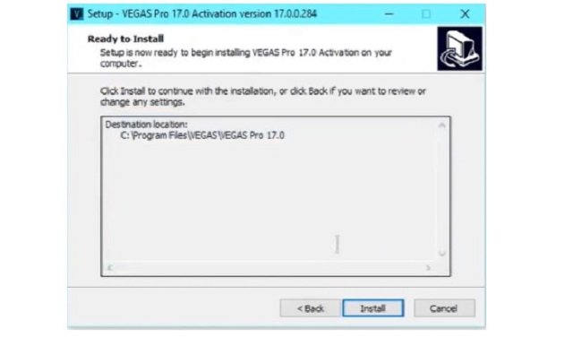 cài đặt Sony Vegas Pro 17-8