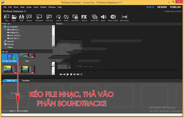 cách sử dụng phần mềm Proshow Producer 1