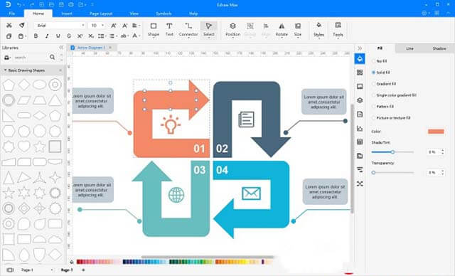 Phần mềm EdrawSoft Edraw Max 10 Full Crack