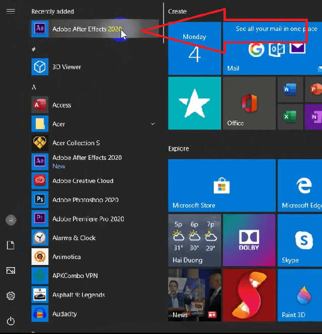 tải After Effects CC 2020-7