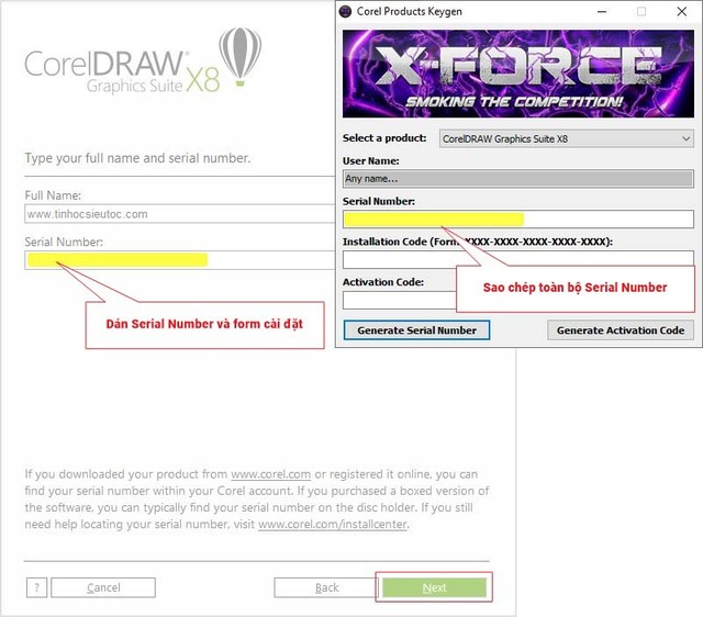 Cài đặt CorelDRAW X8 bước 4
