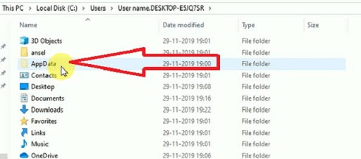 app data