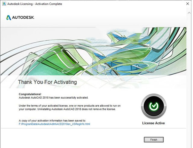 Cài đặt autocad 2018