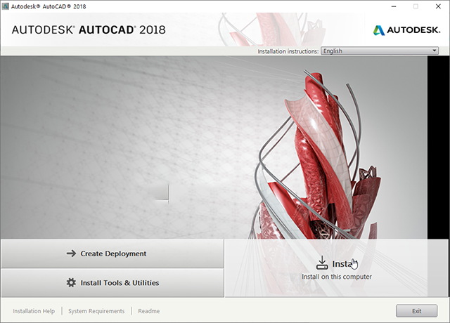 Cài đặt autocad 2018